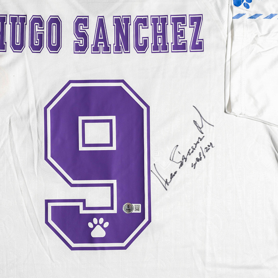 Jersey Firmado Hugo Sanchez - Real Madrid